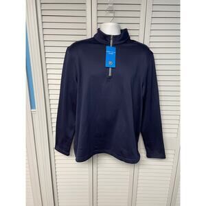 Perry Ellis Sport 1/4 zip long sleeve pullover shirt men's size medium - NWT